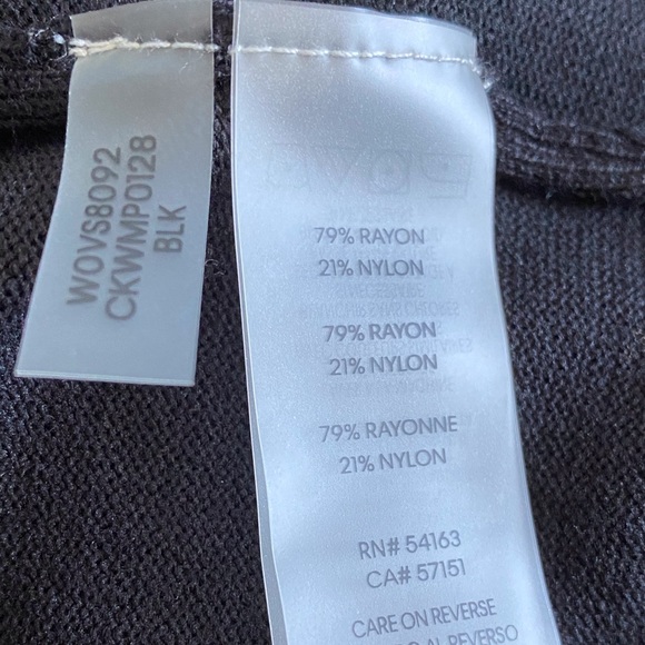 Calvin Klein black turtleneck size 2x NWT - Picture 5 of 5